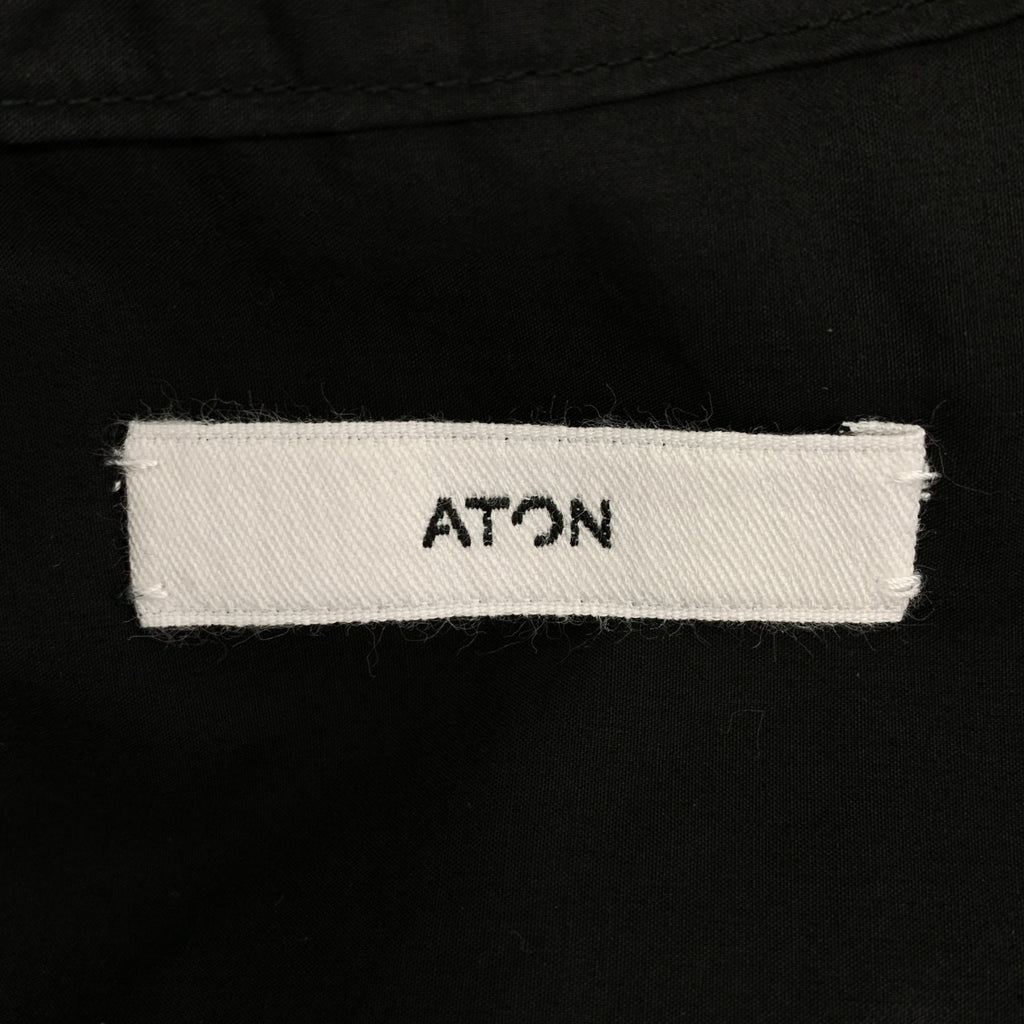 ATON / 에이턴 | 코튼 스탠드 컬러 점프수트 올인원 | 0 |