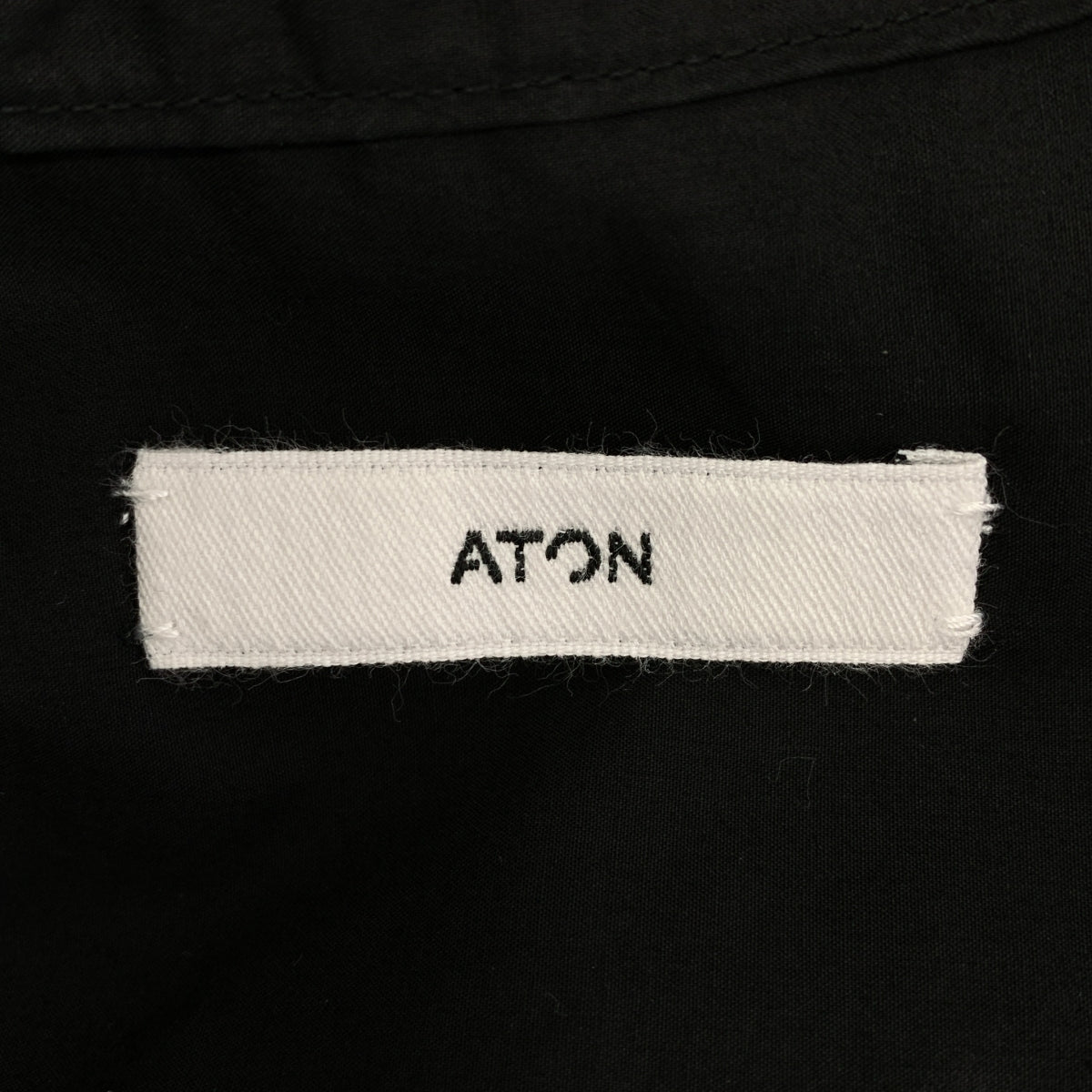 ATON / エイトン | コットン スタンドカラー ジャンプスーツ オールインワン | 0 |