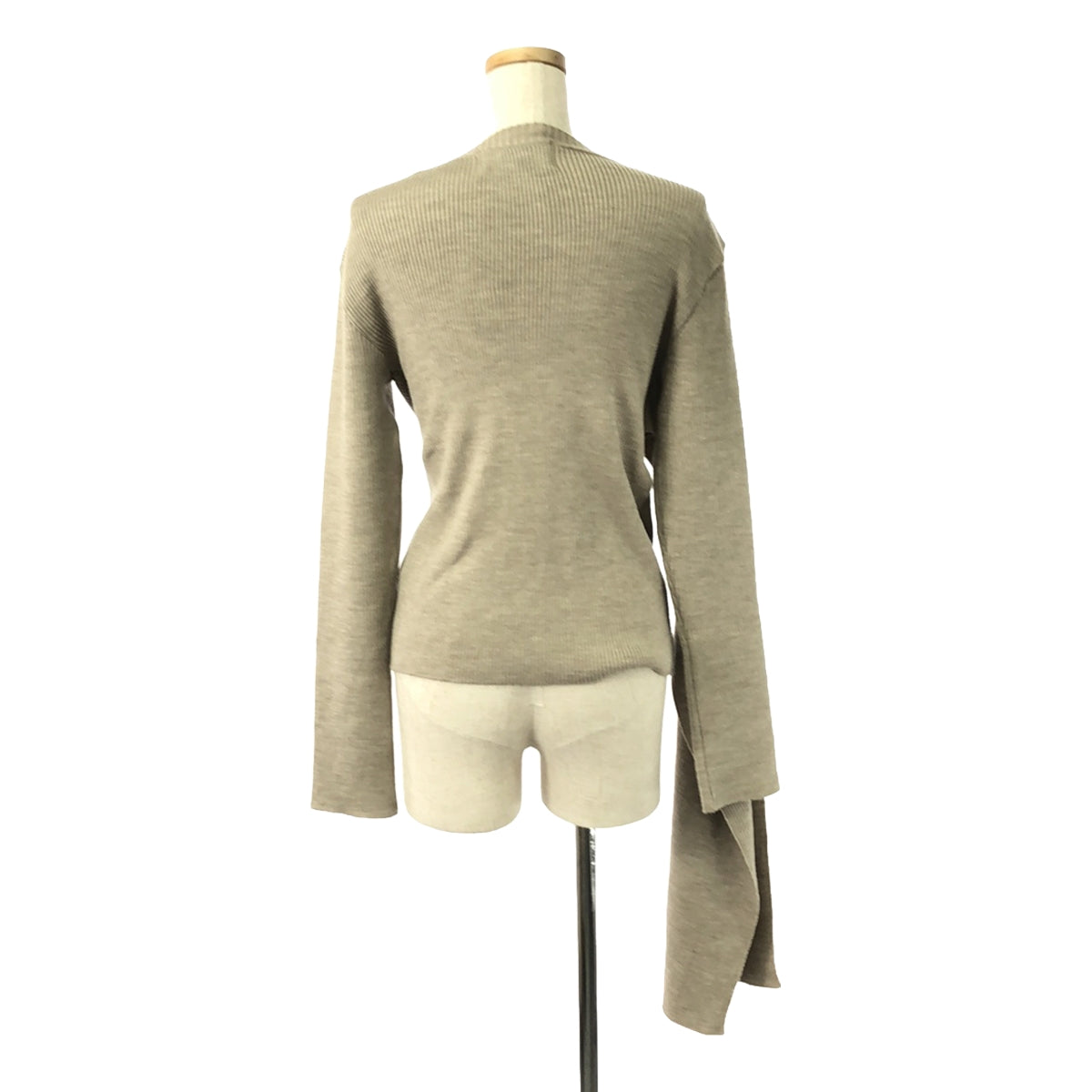 AKIRANAKA / Akira Naka | Asymmetrical pullover knit | 1 | Beige | Women's