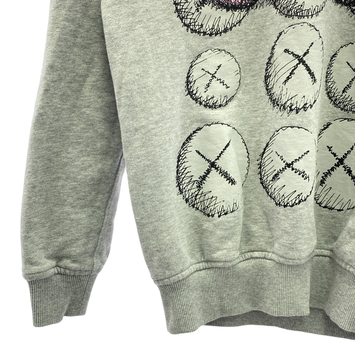 COMME des GARCONS SHIRT / コムデギャルソンシャツ | 2021AW | × KAWS カウズ / グラフィック プリント プルオーバー パーカー | S, L, XL | グレー | メンズ
