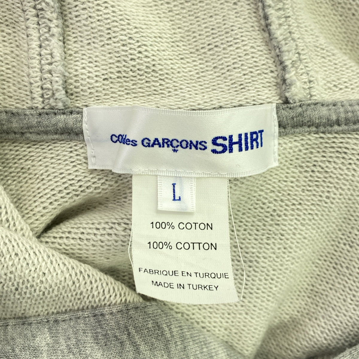 COMME des GARCONS SHIRT / コムデギャルソンシャツ | 2021AW | × KAWS カウズ / グラフィック プリント プルオーバー パーカー | S, L, XL | グレー | メンズ