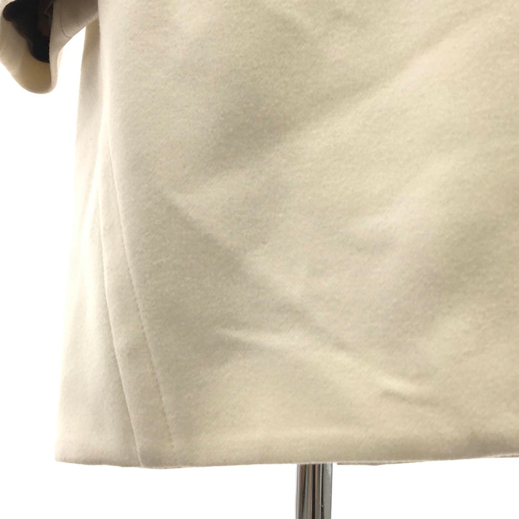 【美品】  CINOH / チノ | ボンディング メルトン チェスター コート | 36 | ホワイト | レディース