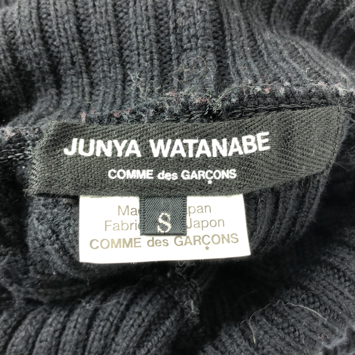 JUNYA WATANABE COMME des GARCONS / ジュンヤワタナベ | 2020AW | ウール ハーネス リブニットワンピース | S | レディース