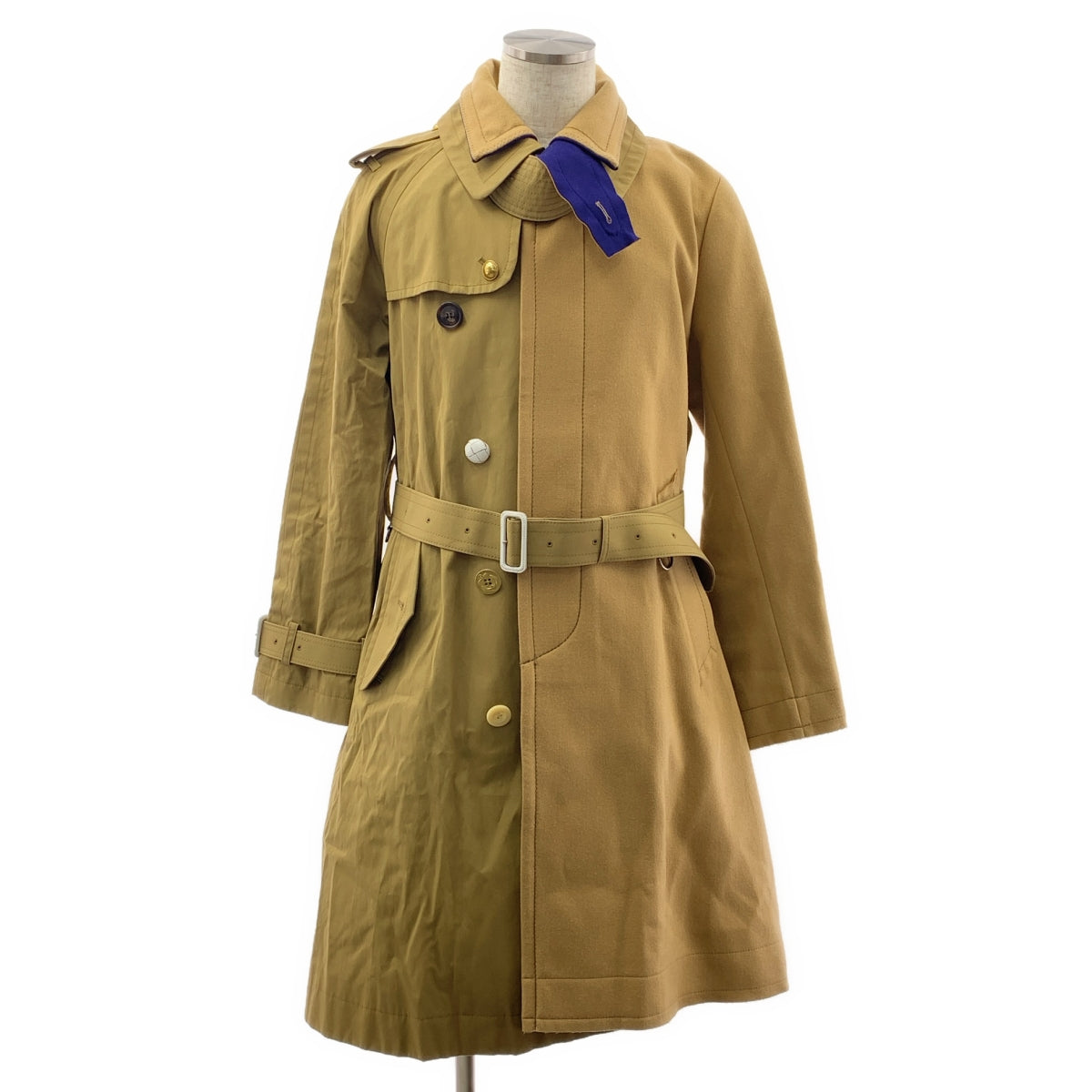 sacai | Docking 混合材質風衣 | 尺寸 2 | 男款