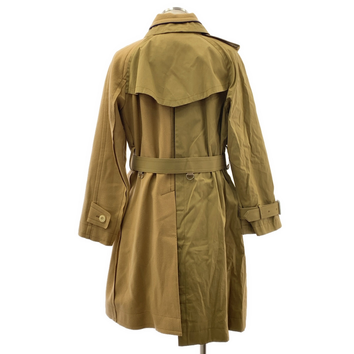 sacai | Docking 混合材質風衣 | 尺寸 2 | 男款