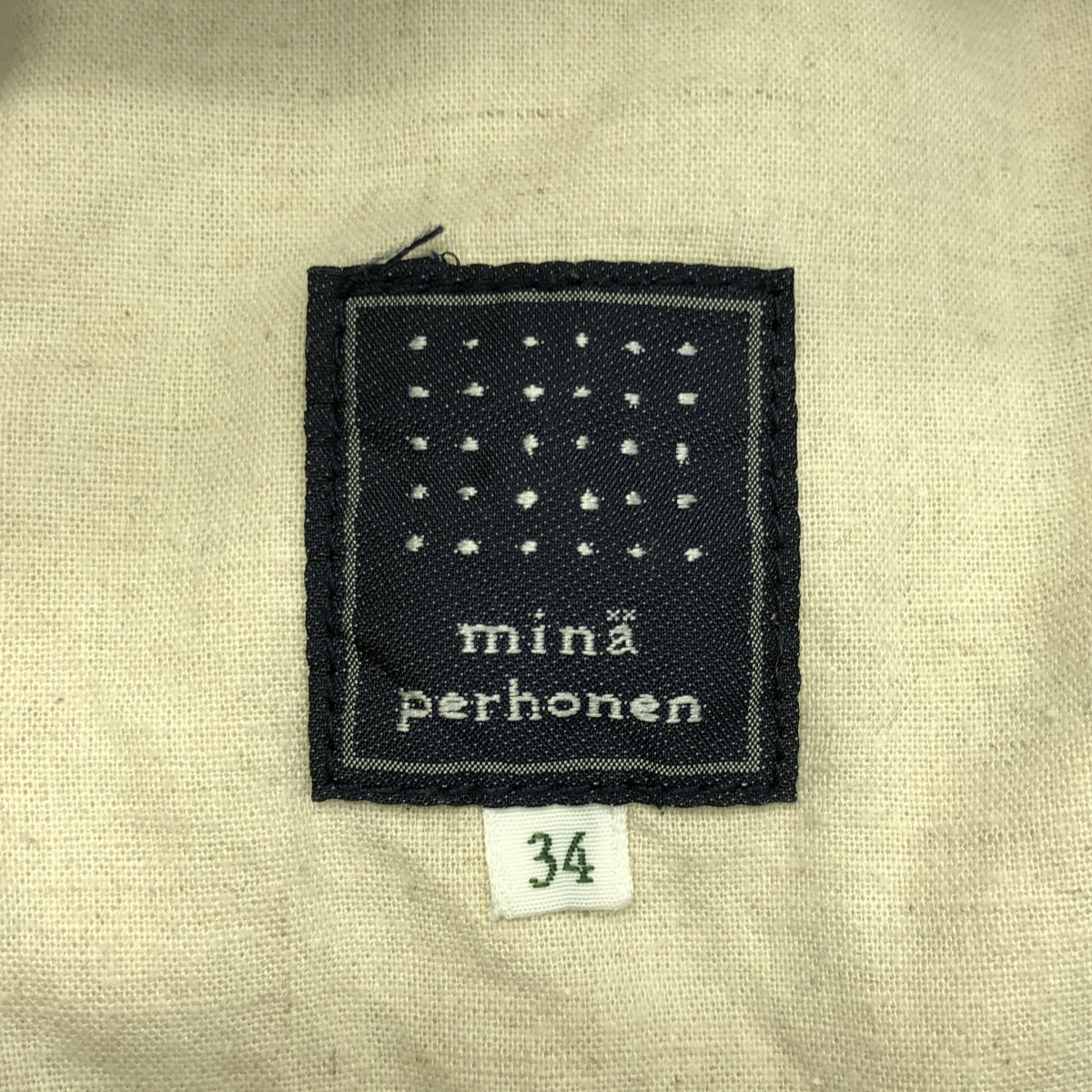 mina perhonen | always 皮革貼片赤耳牛仔褲 | 34碼 | 女款