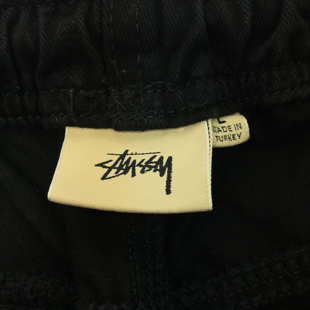 STUSSY / 스테이시 | 2024SS | BRUSHED BEACH PANT 브러쉬드 코튼 몰 스킨 비치 팬츠 | L | 남성