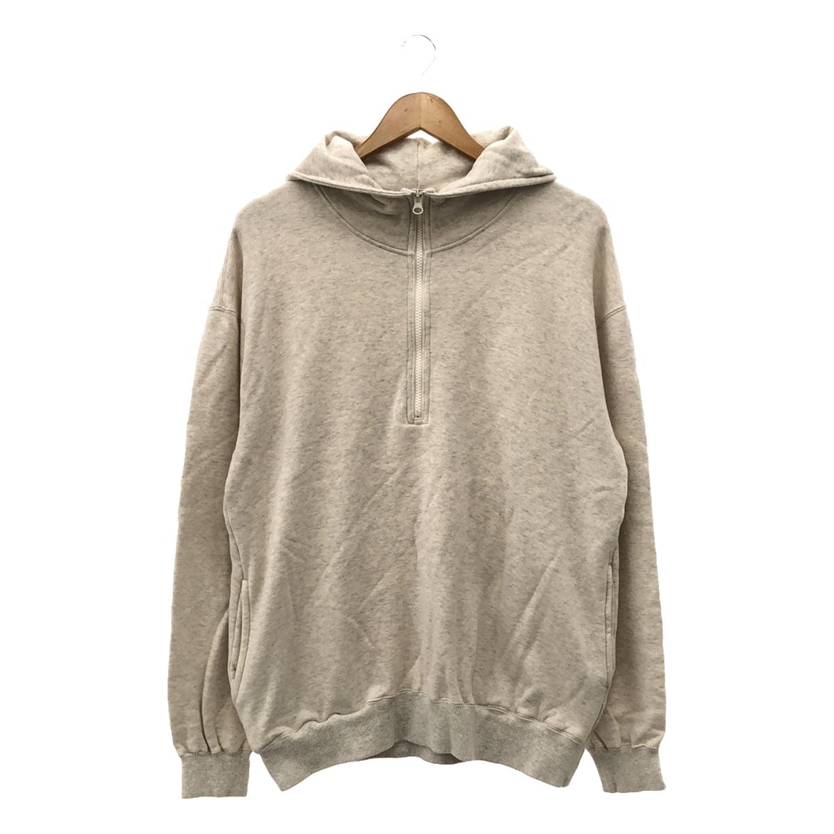 OVY / Ovie | Half Zip French Terry P/O Sweat | M | Oatmeal | Men's