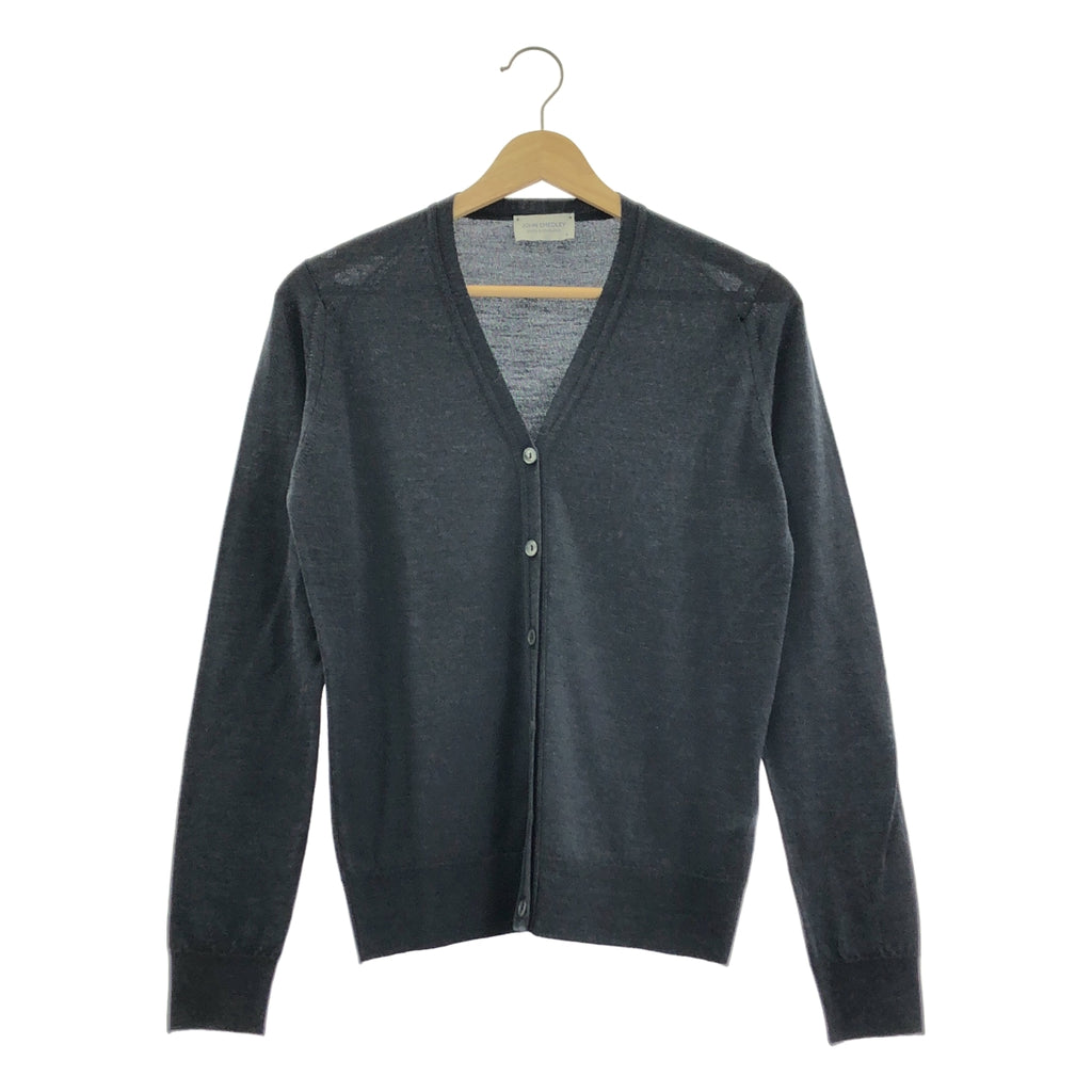 JOHN SMEDLEY / 존스 메들리 | 메리노 울 하이 게이지 V 넥 니트 카디건 | M |