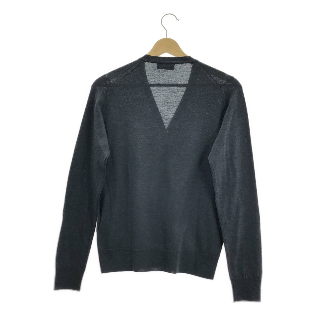 JOHN SMEDLEY / 존스 메들리 | 메리노 울 하이 게이지 V 넥 니트 카디건 | M |