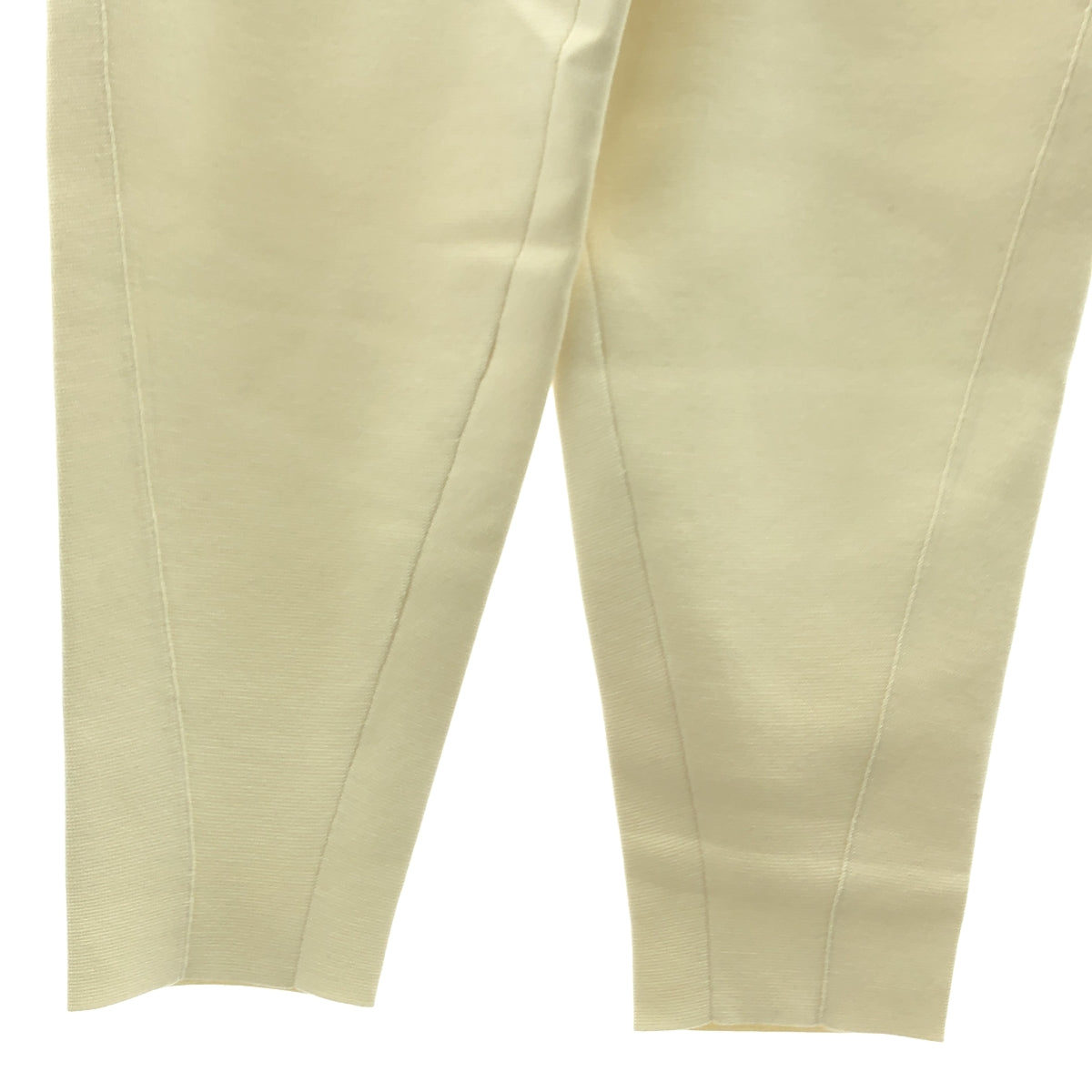 【新品】  LOHEN / ローヘン | ミラノリブ ニット オールインワン | 36 | ホワイト | レディース