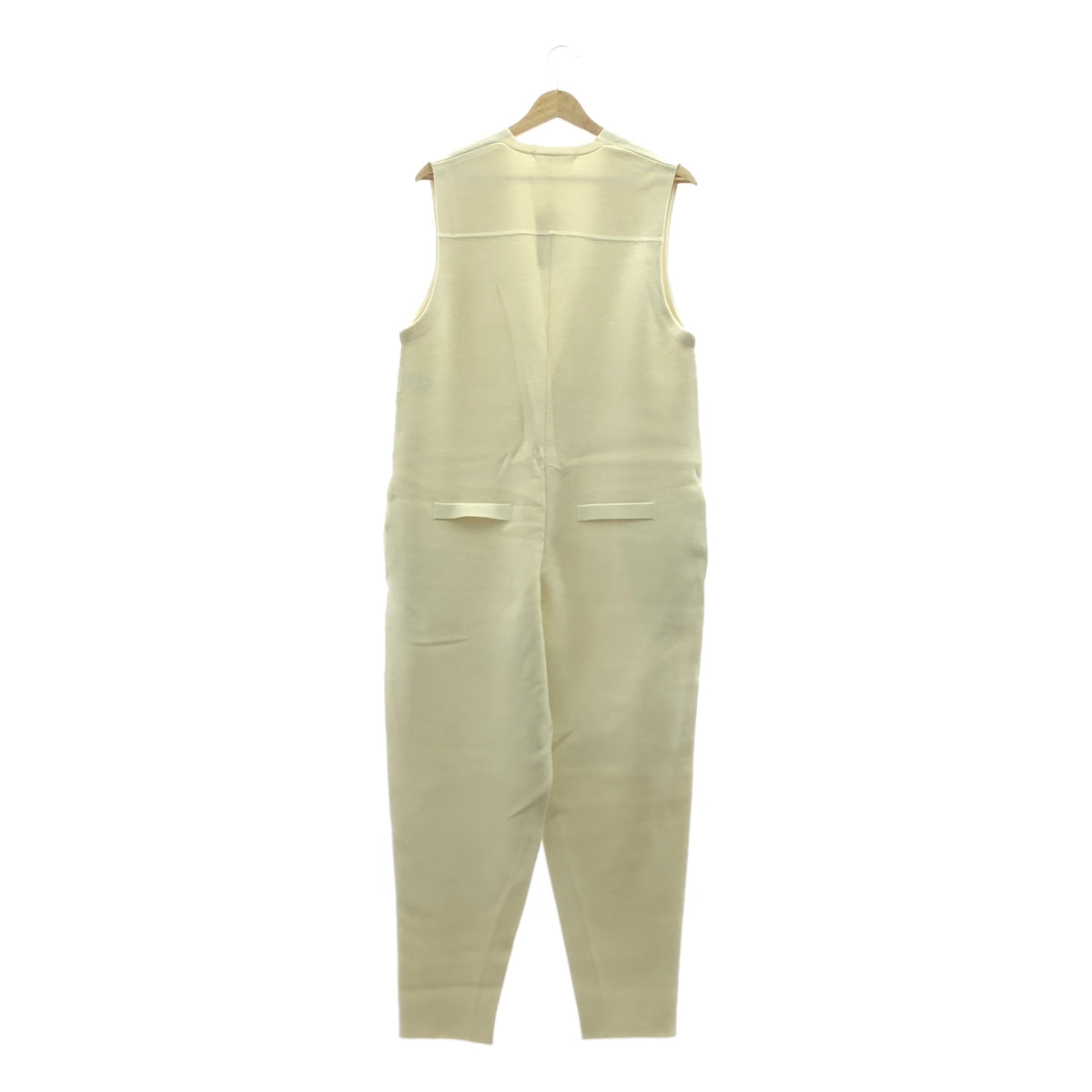 【新品】  LOHEN / ローヘン | ミラノリブ ニット オールインワン | 36 | ホワイト | レディース