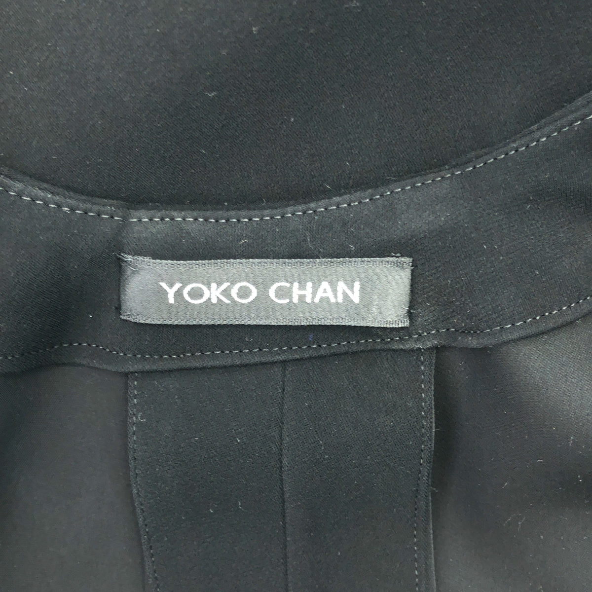 YOKO CHAN / 요코찬 | 백 슬릿 카슈쿠르 점프 슈트 올인원 | 38 | 블랙 | 여성