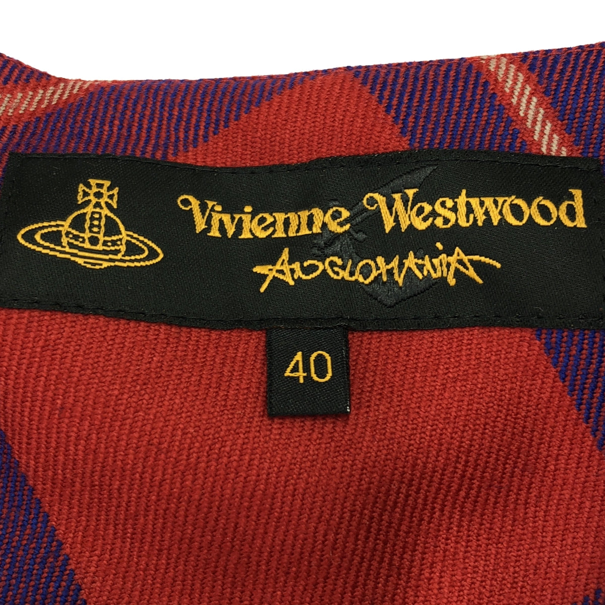 Vivienne Westwood ANGLOMANIA / ヴィヴィアンウエストウッドアングロマニア | チェック ウール ボンテージスカート | 40 | レディース