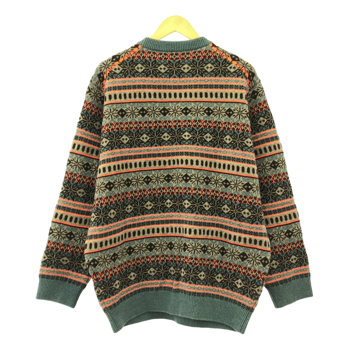 kolor / カラー | Patchwork Fair Isle Sweater パッチワーク フェアアイル ニット | 1 | マルチカラー | メンズ