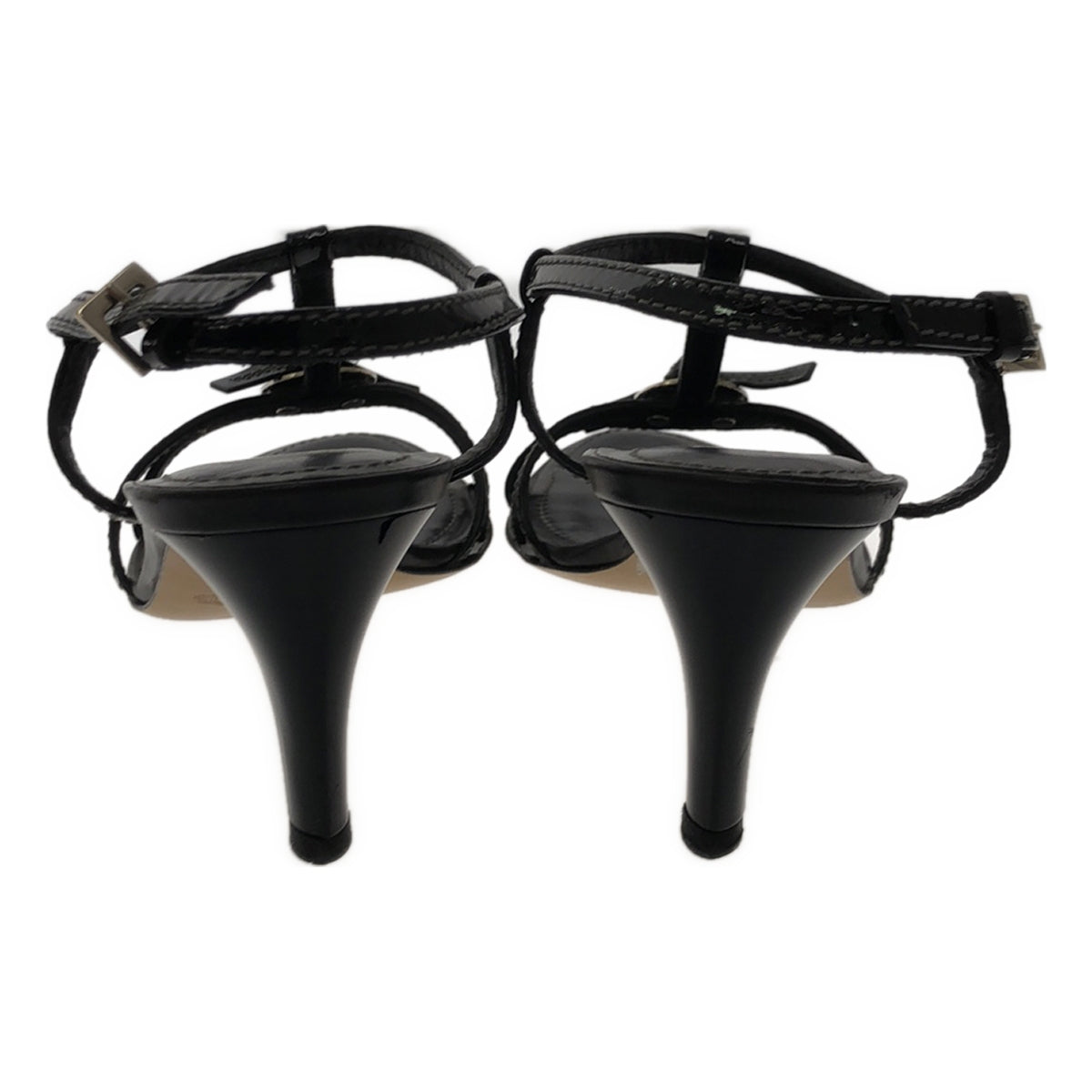 TOD'S / 토즈 | 발목 스트랩 힐 샌들 | 36 1/2 | 블랙 | 여성