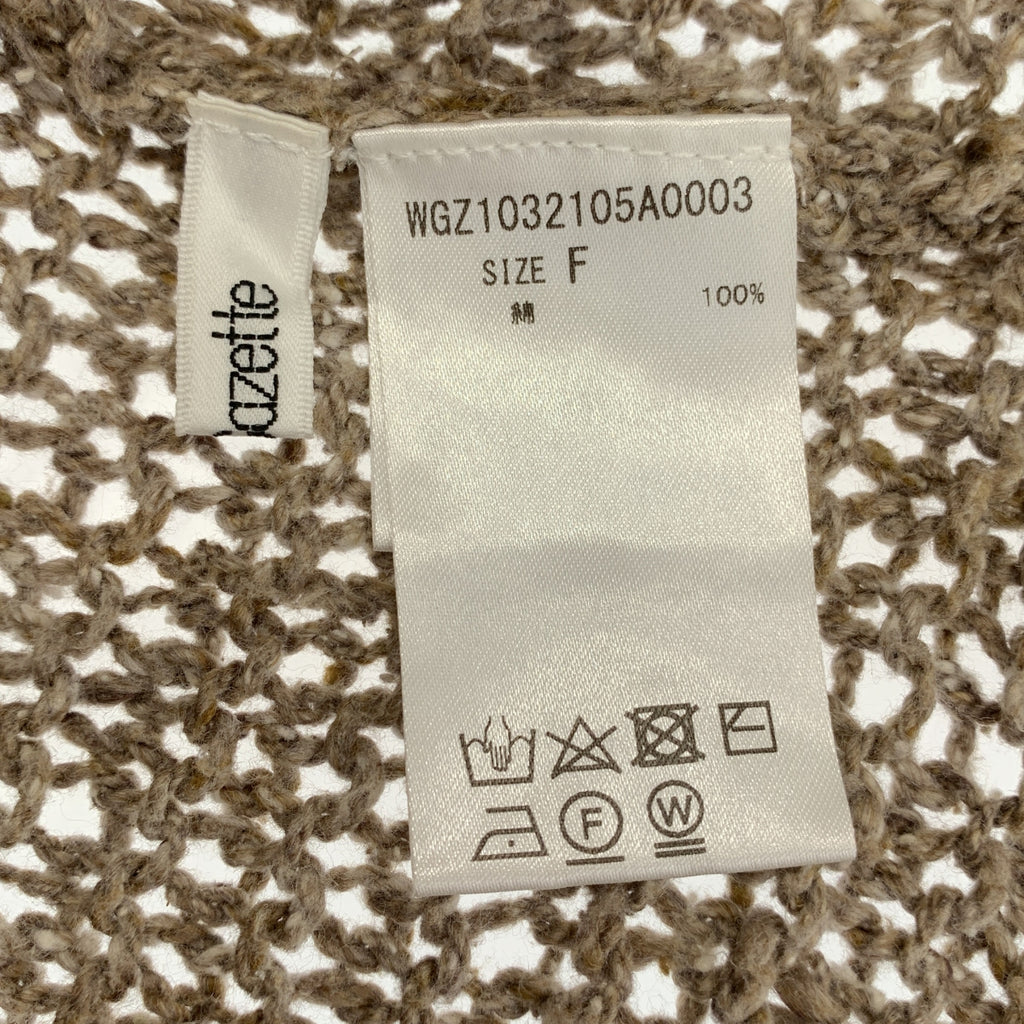 Whim Gazette / 윔가젯 | 로우 게이지 풀오버 니트 | F | 여성