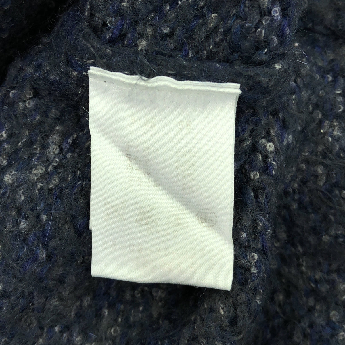 巴卡 |馬海毛混紡按扣針織開襟衫 |尺寸 38 |海軍 |女性的