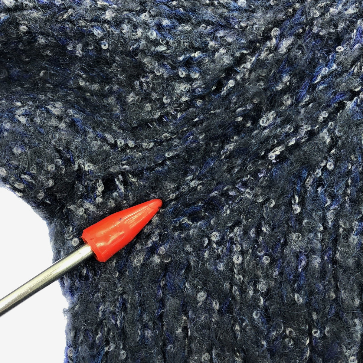 巴卡 |馬海毛混紡按扣針織開襟衫 |尺寸 38 |海軍 |女性的