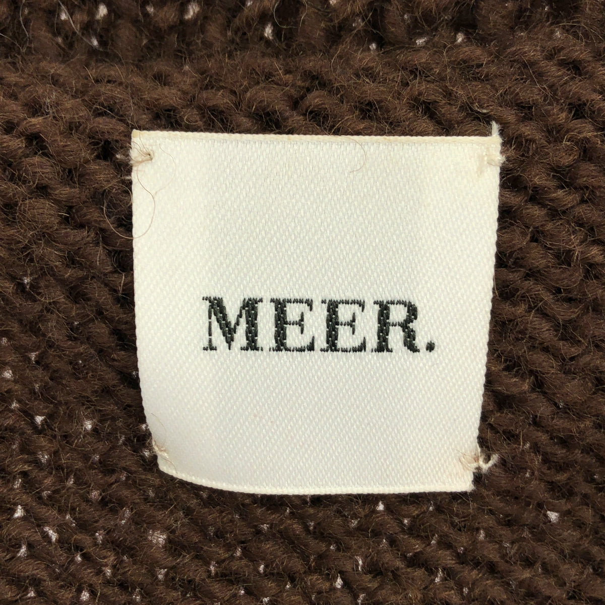 MEER. / メーア | ハンドメイド ニット カーディガン |