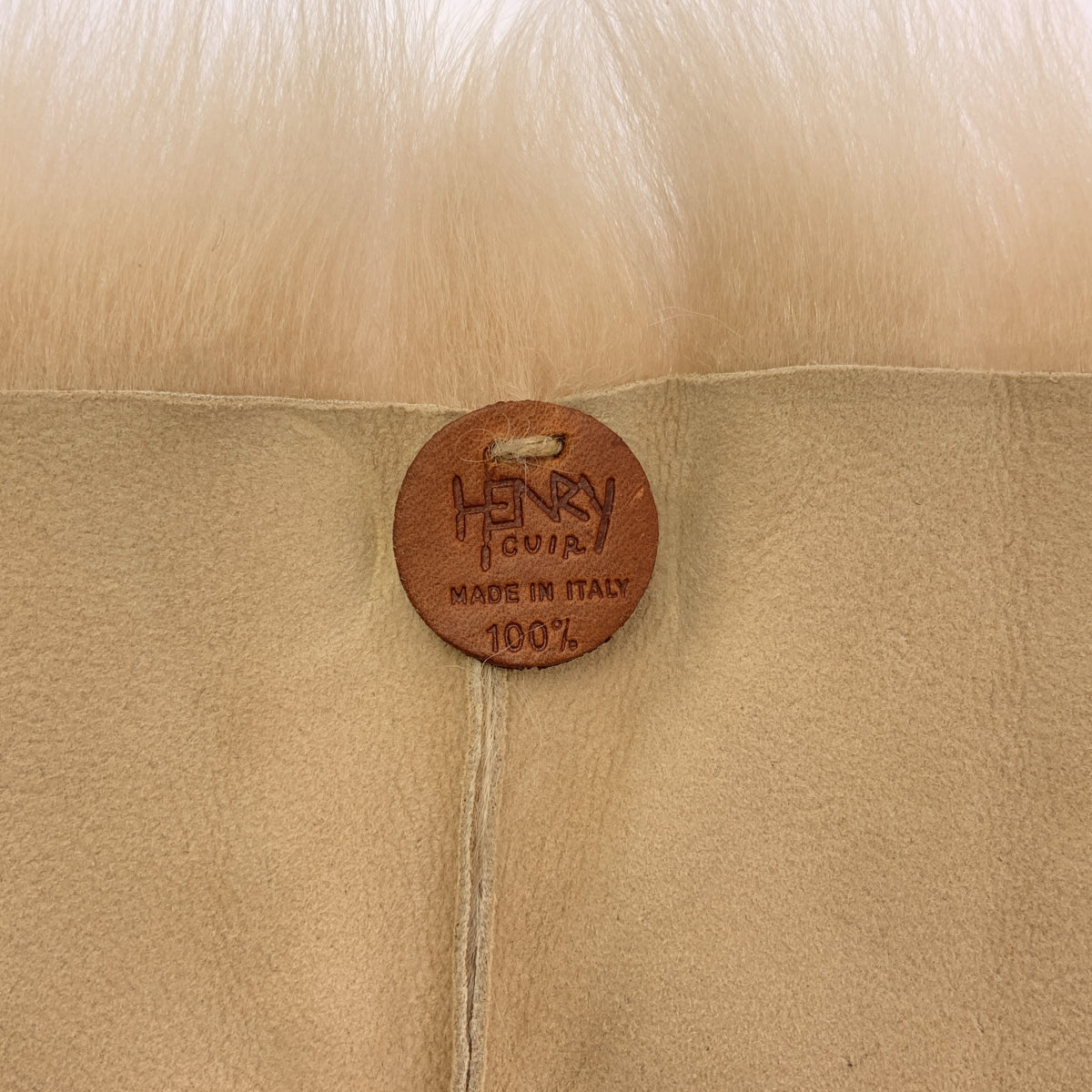 Henry Cuir / アンリークイール | ビーズ装飾 リアルファー マフラー |