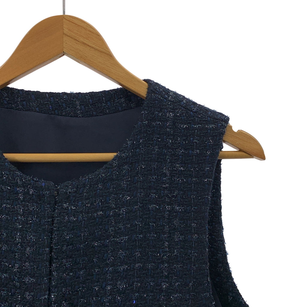 U-Big / 유빅 | 이시이 모피 트위드 베스트 | M | 여성