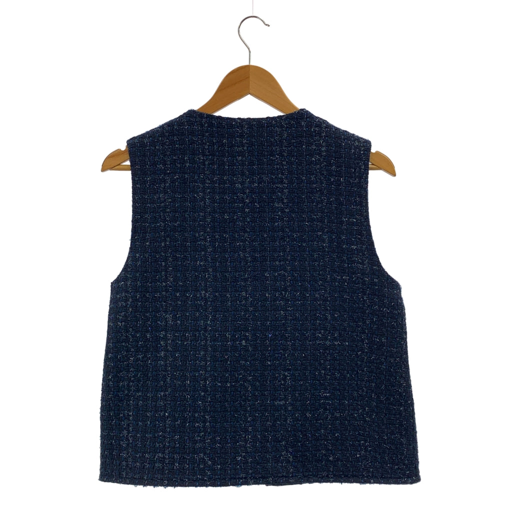 U-Big / 유빅 | 이시이 모피 트위드 베스트 | M | 여성