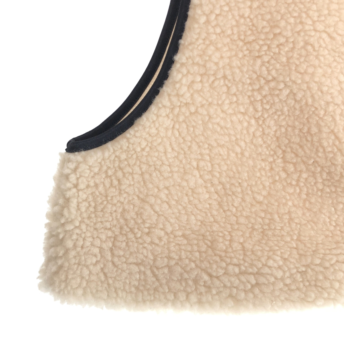 HYKE / ハイク | 2024AW | FAUX SHEARING VEST ボア ベスト | F