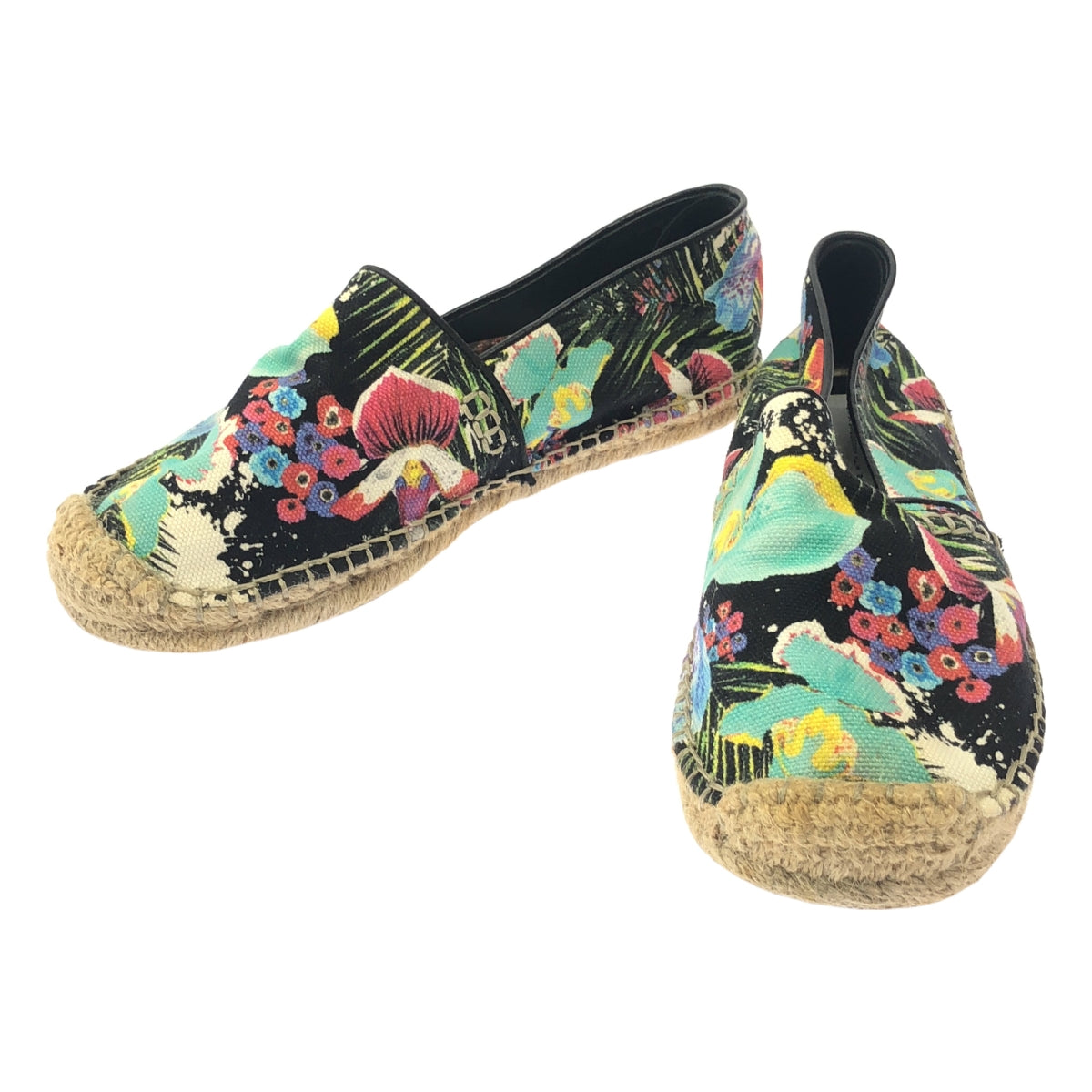 PIPPICHIC / ピッピシック | Espadrilles / エスパドリーユ 総柄 スリッポン シューズ | M | マルチカラー | レディース