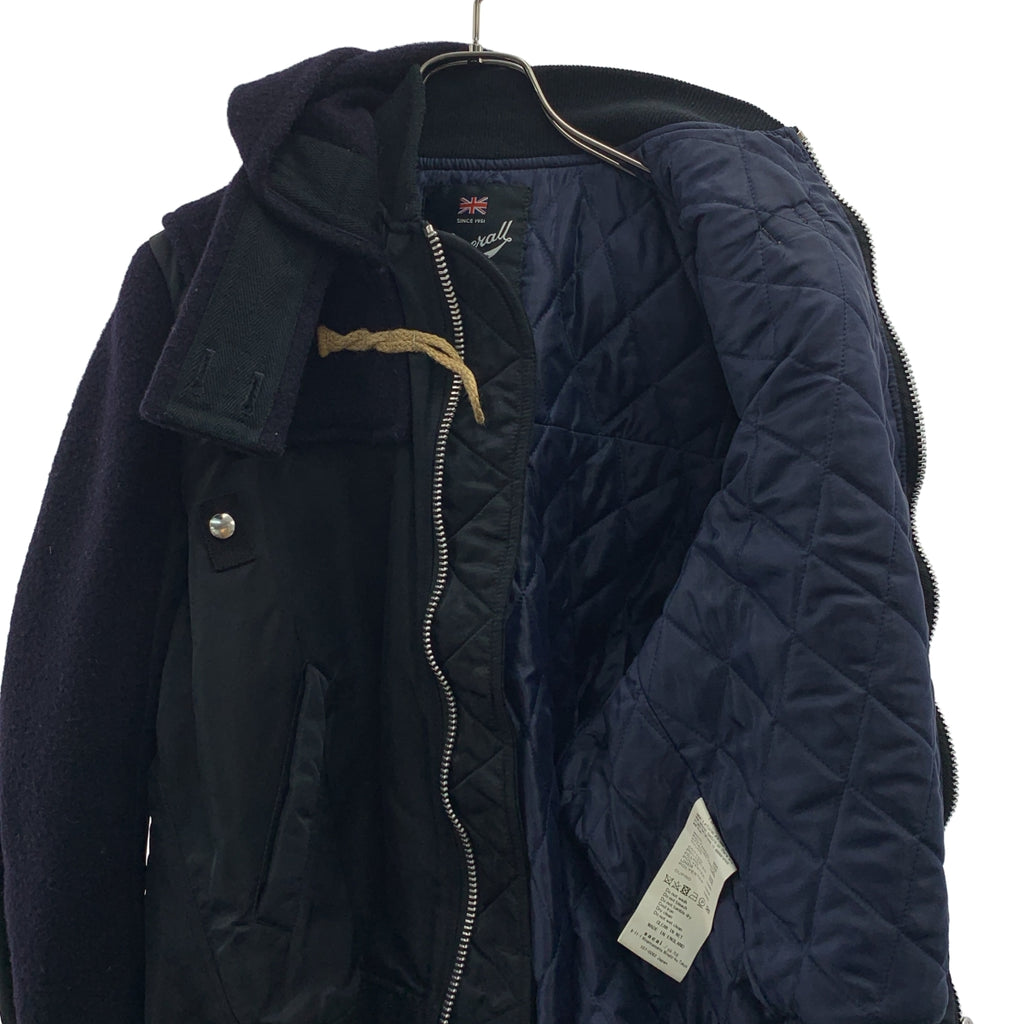 sacai / サカイ | ×Gloverall / ウール ナイロン ドッキング ボンバージャケット | 1 | レディース