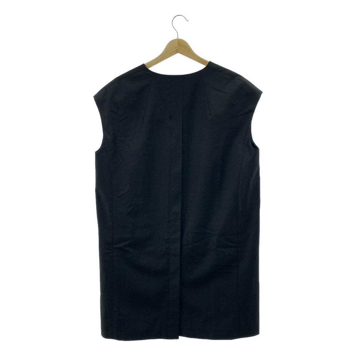 【美品】  LE PHIL / ルフィル | サマーウールノースリーブベスト | F | ブラック | レディース