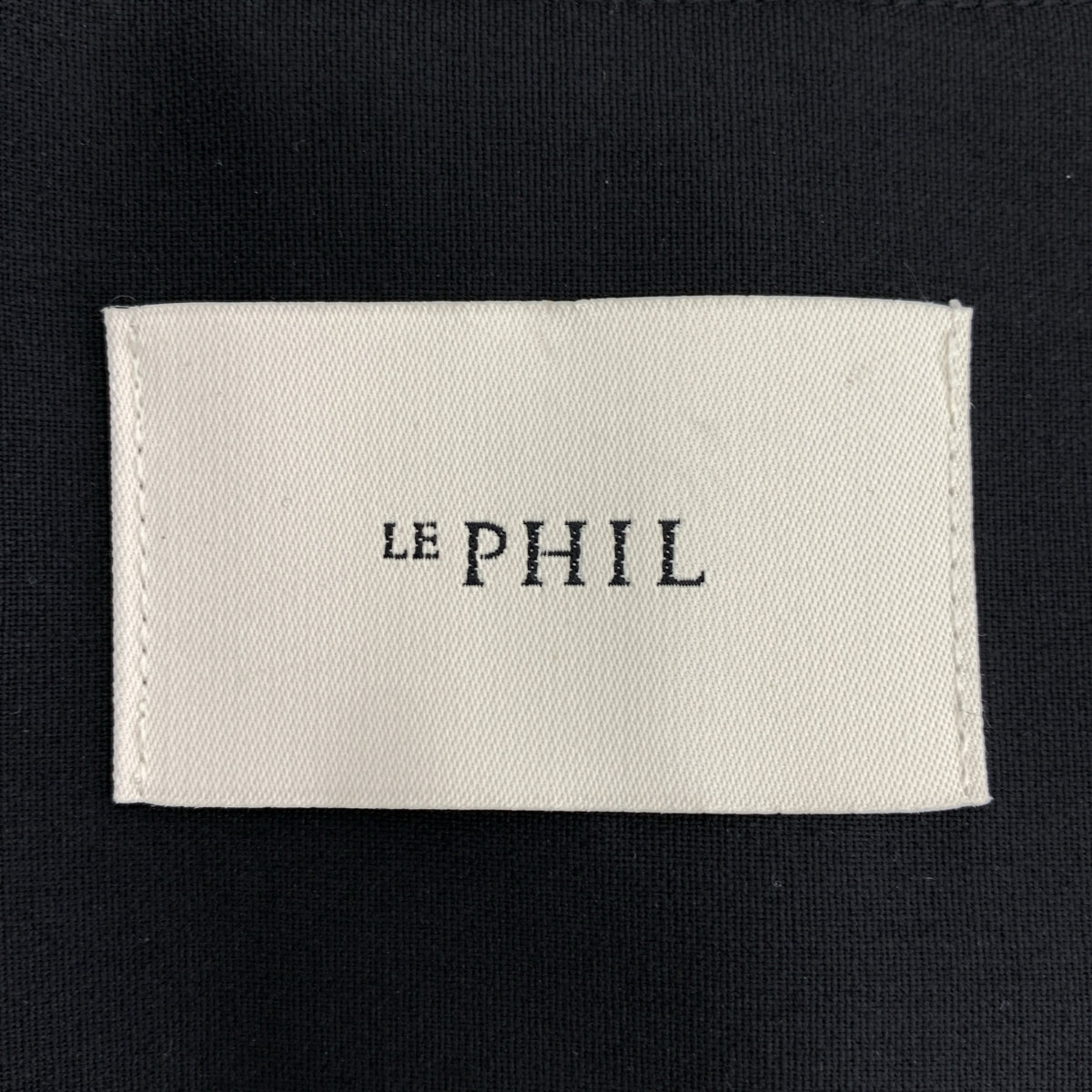 【美品】  LE PHIL / ルフィル | サマーウールノースリーブベスト | F | ブラック | レディース