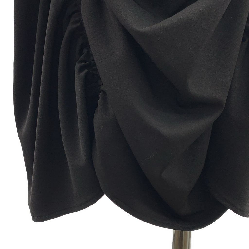 AMERI / 아메리 | VERTICAL GATHER SUSPENDER SKIRT 개더 롱 스커트 | M | 여성