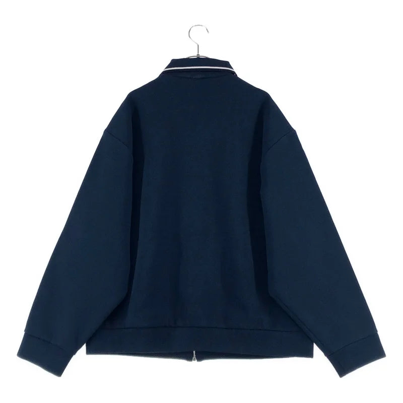 【美品】  miu miu / ミュウミュウ | ボンデットピケ テクニカルジャージー ジャケット | 40 | ネイビー | レディース