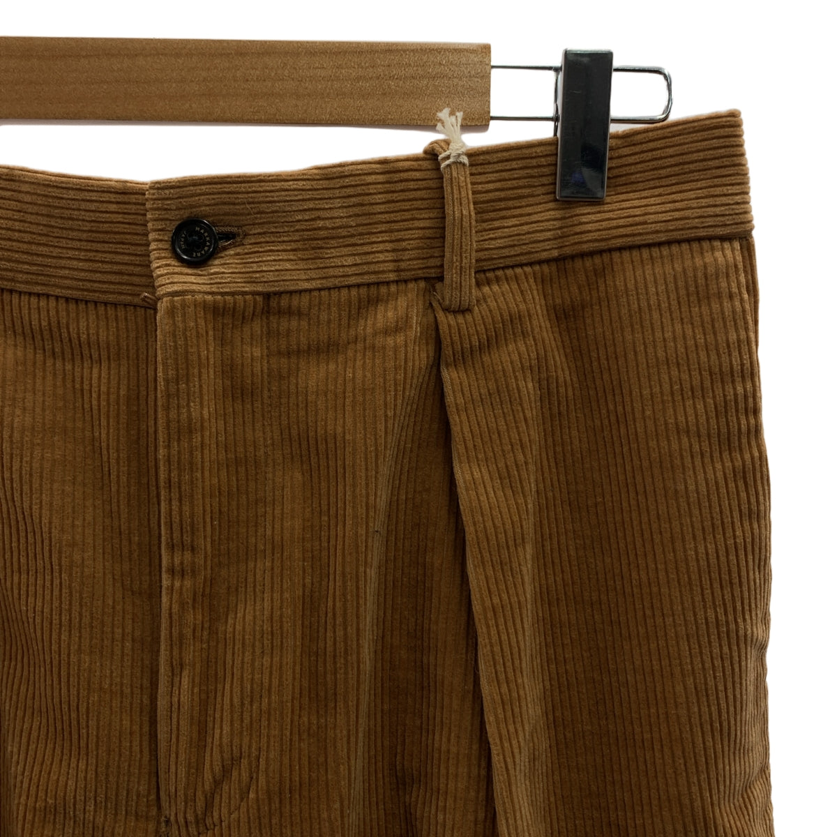 MARKAWARE / マーカウェア | 2020AW | PLEAT FRONT PEGTOP ORGANIC COTTON CORDUROY 1タック コーデュロイパンツ | 4 | NATURAL BROWN / ナチュラルブラウン | メンズ