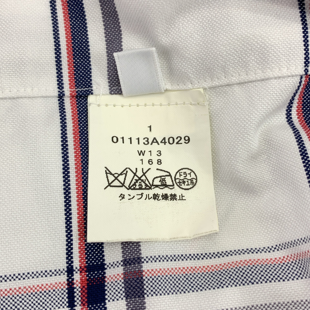 THOM BROWNE | 圓領格紋襯衫 | 2 碼 | 男款