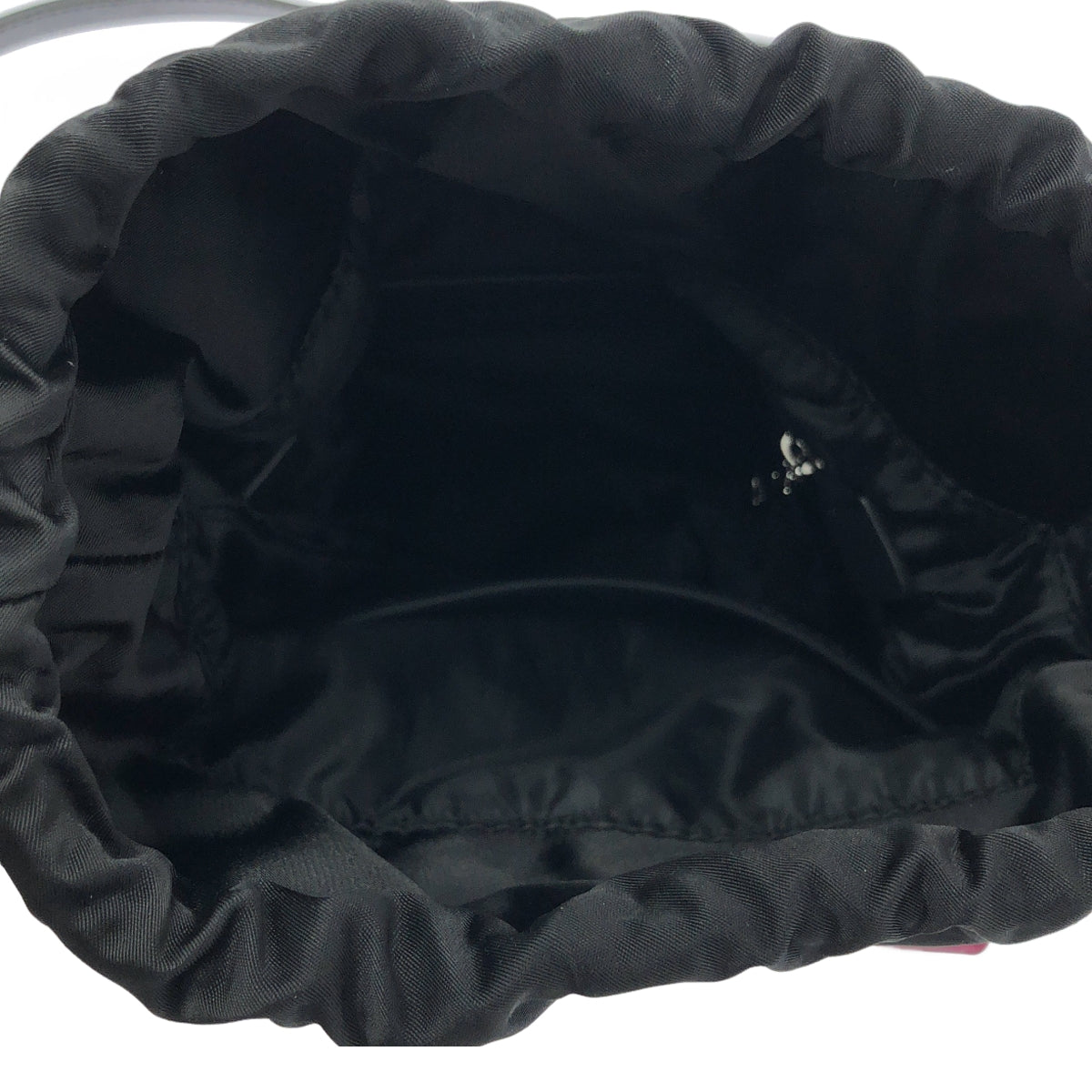 【美品】  DIESEL / ディーゼル | レザー マイロン ドローストリング 巾着 ショルダーバッグ | オレンジ/ピンク/ブラック | レディース
