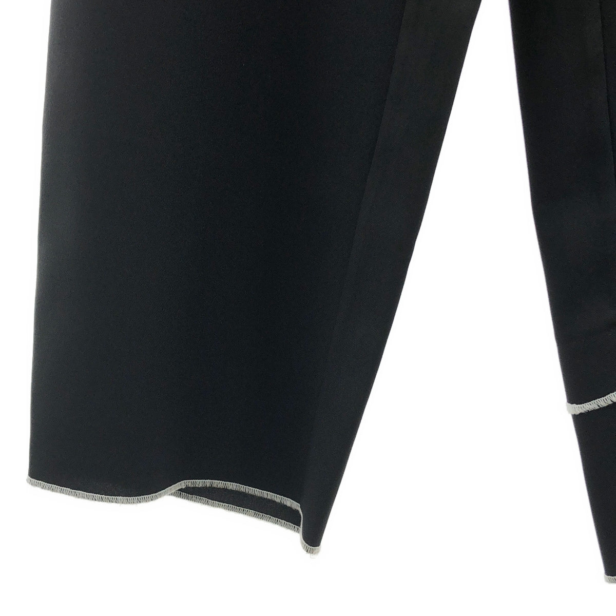 【美品】  soduk / スドーク | 2023SS | double hem trousers  ダブル ヘム トラウザーズ パンツ | M | ブラック | レディース