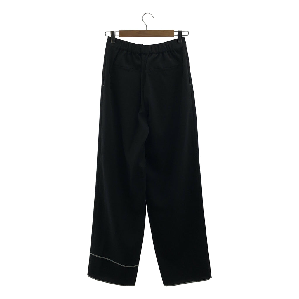 [品相良好] soduk / Sudok | 2023SS | 雙下擺長褲 | M | 黑色 | 女款