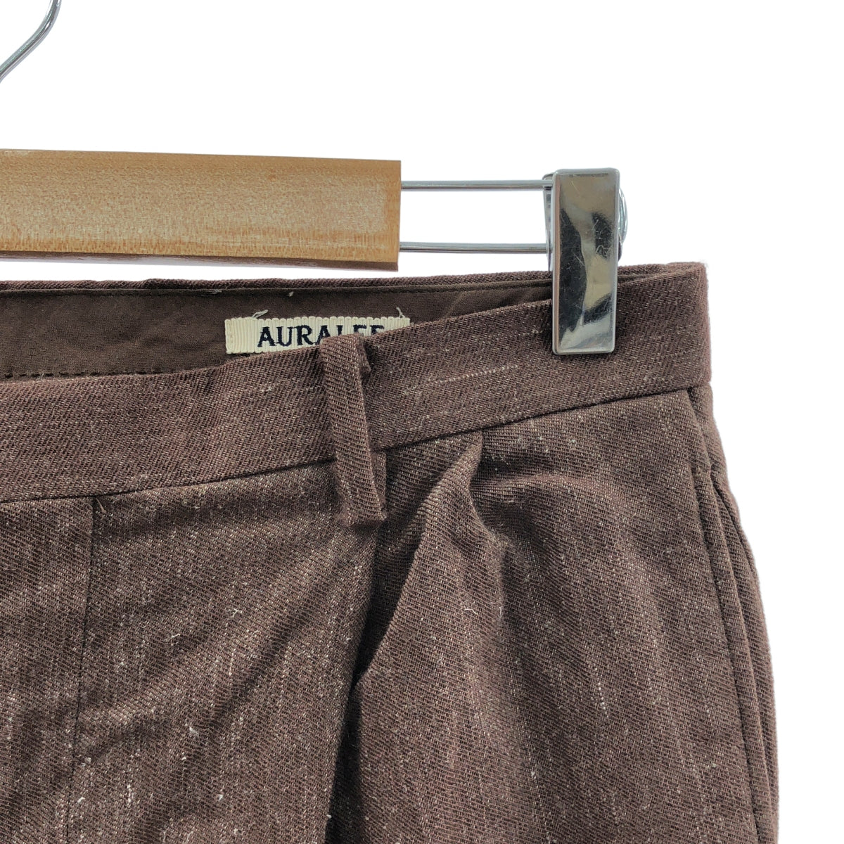 AURALEE / 오라리 | 2020AW | WOOL LINEN TWILL SLACKS 울 린넨 능직 슬랙스 | 3 | 남성
