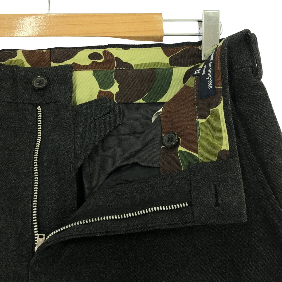 COMME des GARCONS 男士 | 2013秋冬 |羊毛錐形褲 | XS |灰色|男士