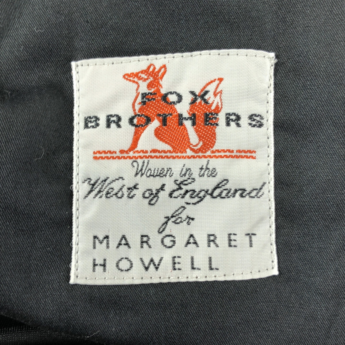 瑪格麗特·豪厄爾 / 瑪格麗特·豪厄爾 | x FOX BROTHERS 福克斯兄弟羊毛雙褶休閒褲 | S碼 | 黑色 | 男款
