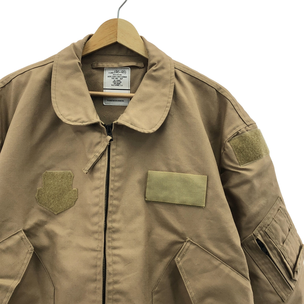 美國空軍 / 美國軍用 | CWU-36/P 後期型號飛行外套 | XL | 米色 | 男款