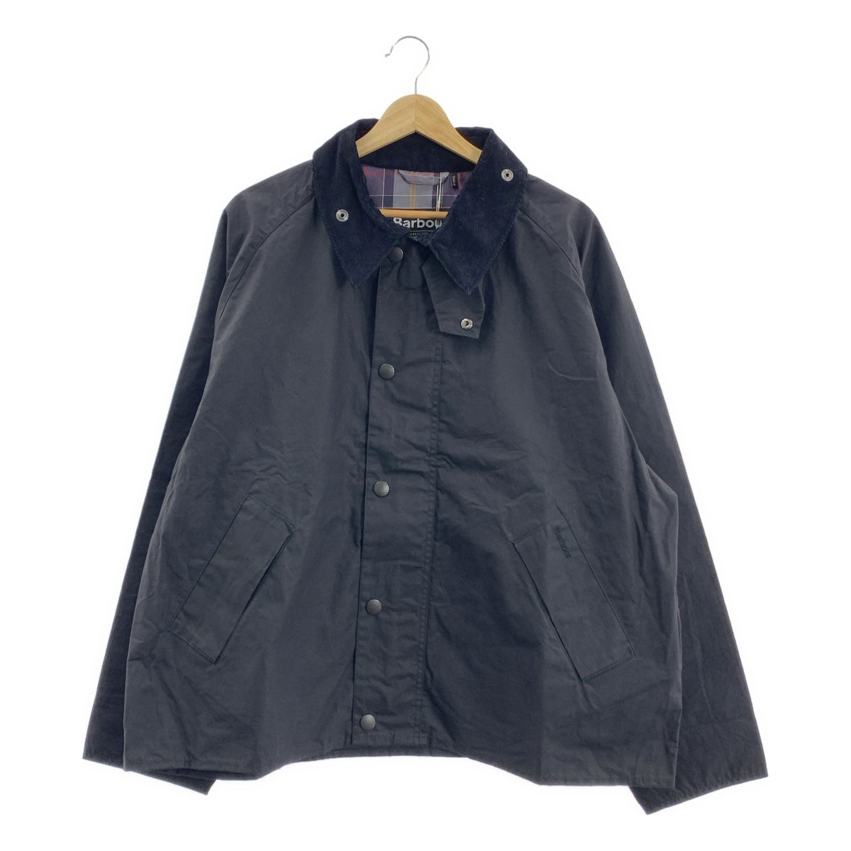 全新 Barbour Transport 棉質休閒夾克，40 碼，黑色，男款，2025 春夏系列