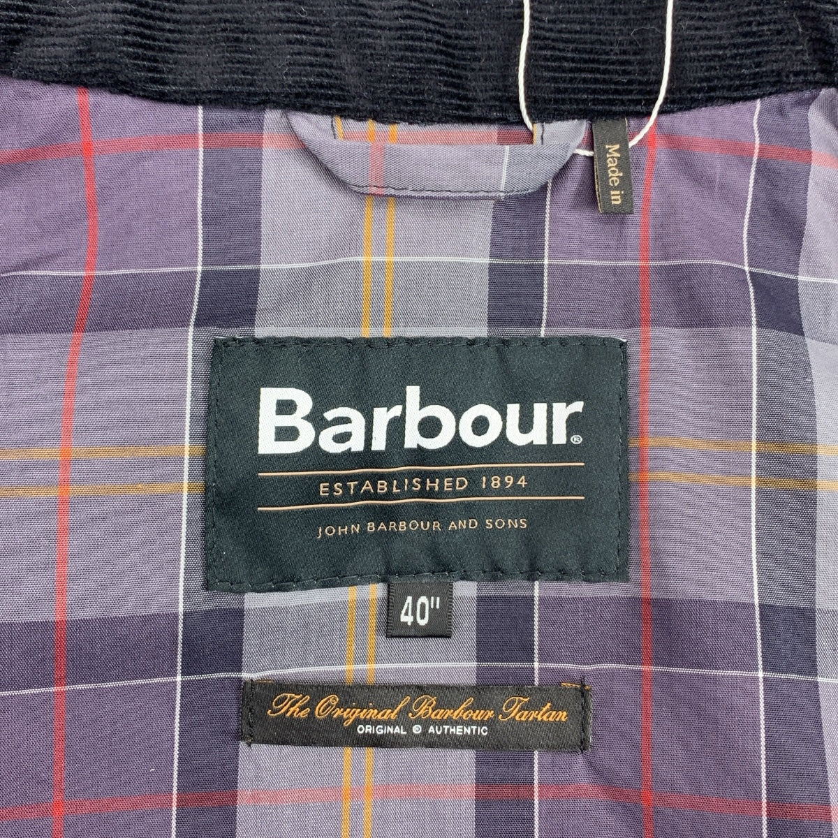 全新 Barbour Transport 棉質休閒夾克，40 碼，黑色，男款，2025 春夏系列