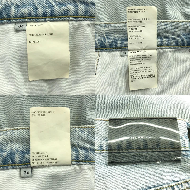 OUR LEGACY / アワーレガシー | EXTENDED THIRD CUT デニム パンツ | 34 | メンズ