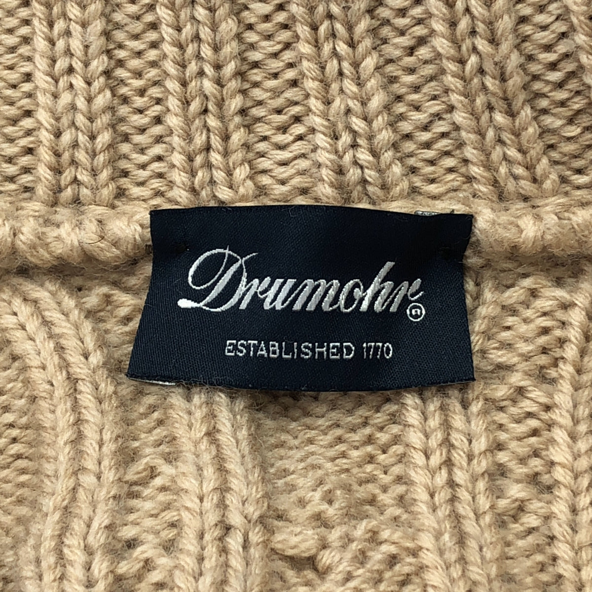 Drumohr / Drumohr | 粗紋羊毛針織雙排扣外套 | 44碼 | 男款