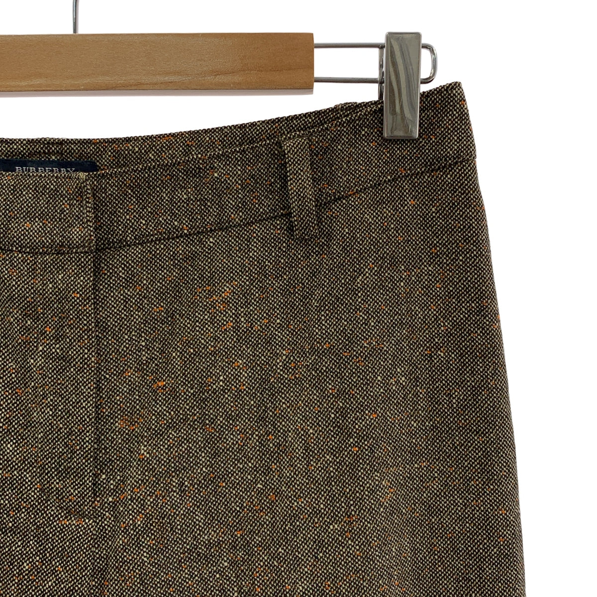BURBERRY LONDON / バーバリーロンドン | ウール ツイード スラックス パンツ | 40 | ブラウン | メンズ