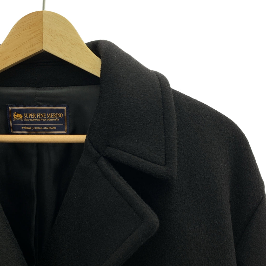 JOURNAL STANDARD 履歷 | 2024 秋冬 | 超細海狸皮豌豆大衣 | 尺寸 38 | 女款