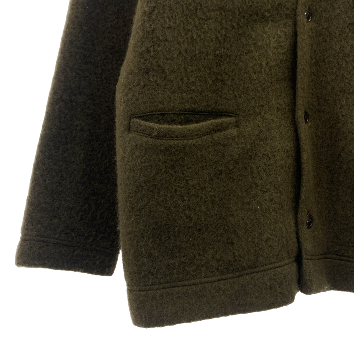 nest robe CONFECT / 네스트 로브 컴팩트 | 울 코튼 오버 가디건 | 4 | 카키 | 남성